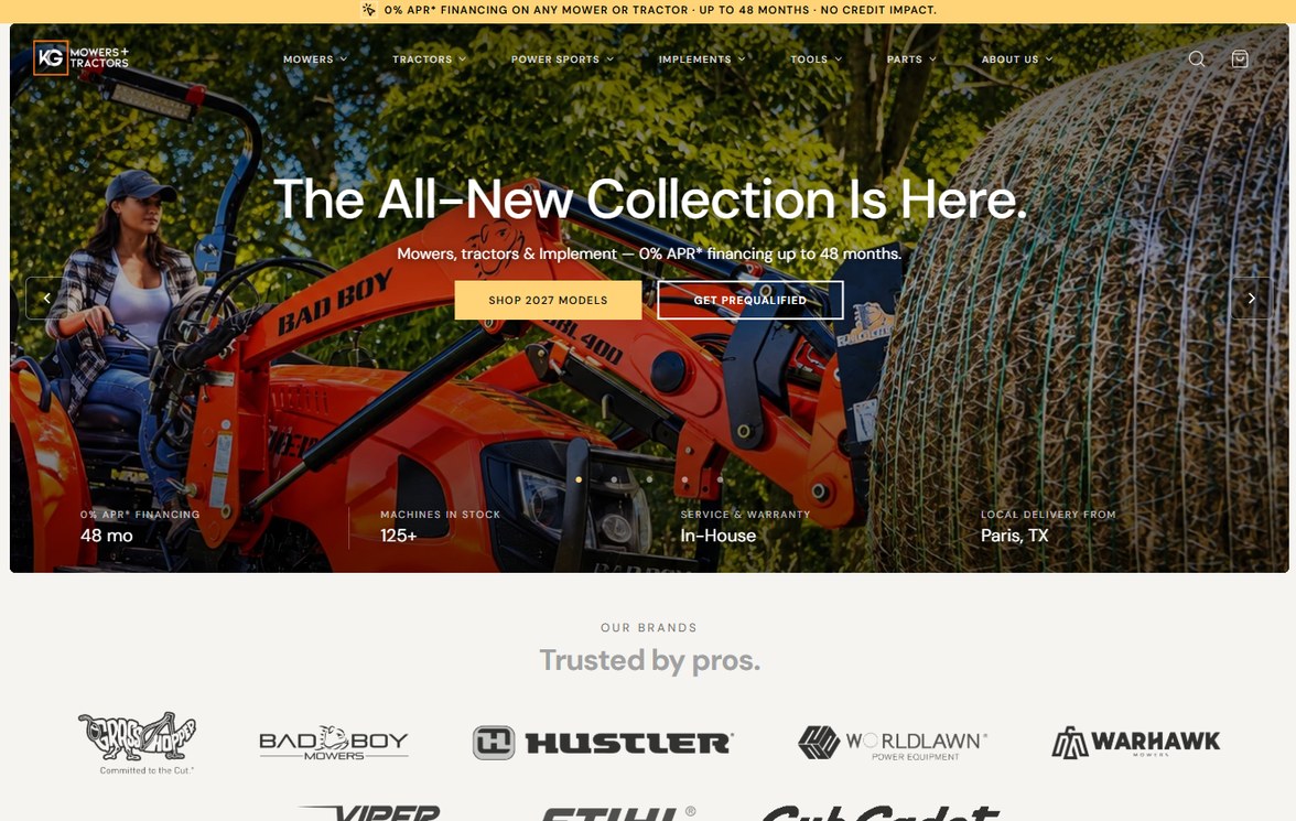 K and G Mowers – kgmowers.com